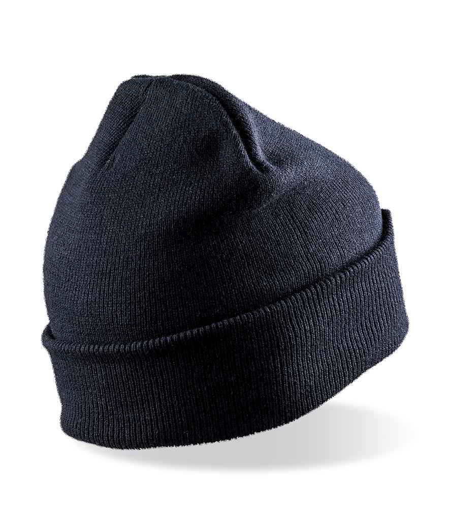 Result Double Knit Thinsulate™ Printers Beanie - Navy (RC034)