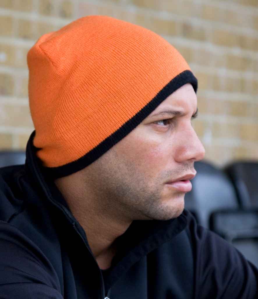 Result Reversible Fashion Fit Hat - Bright Orange/Black (RC046)