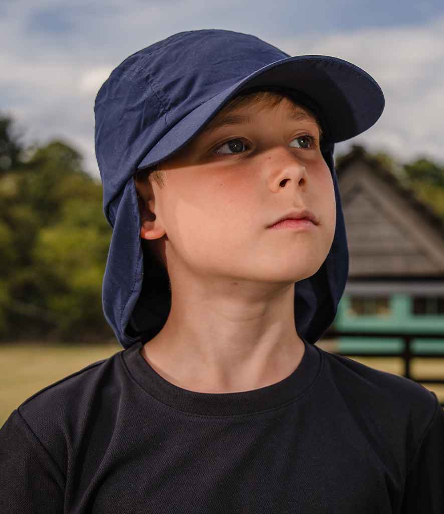 Result Kids Legionnaires Cap - Navy (RC069B)