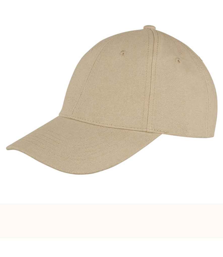 Result Memphis Brushed Cotton Cap - Khaki (RC081)
