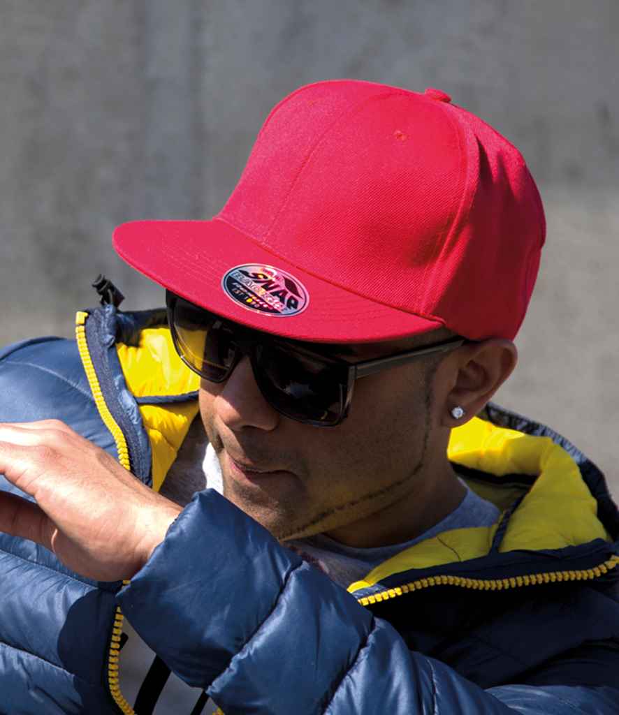 Result Original Bronx Snapback Cap - Red (RC083)