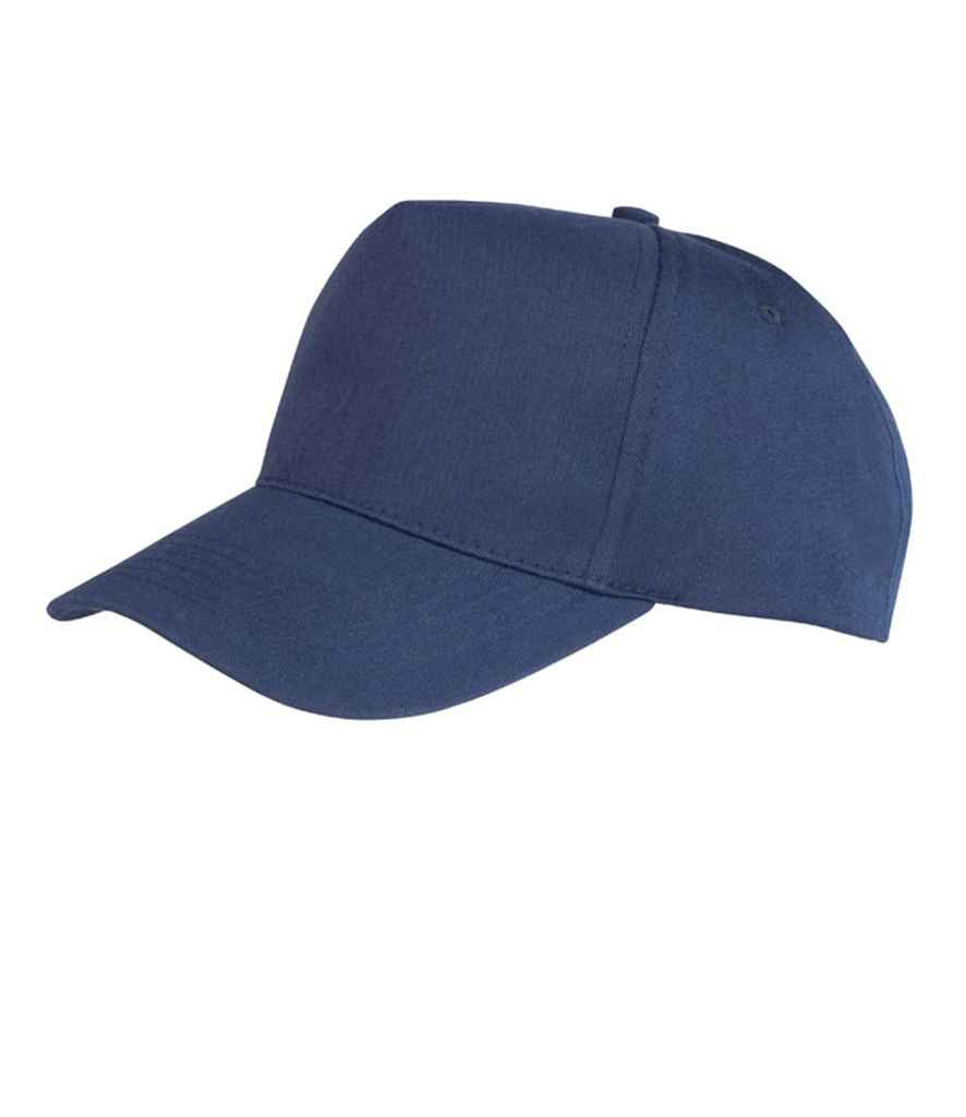 Result Boston 5 Panel Printers Cap - Navy (RC084)