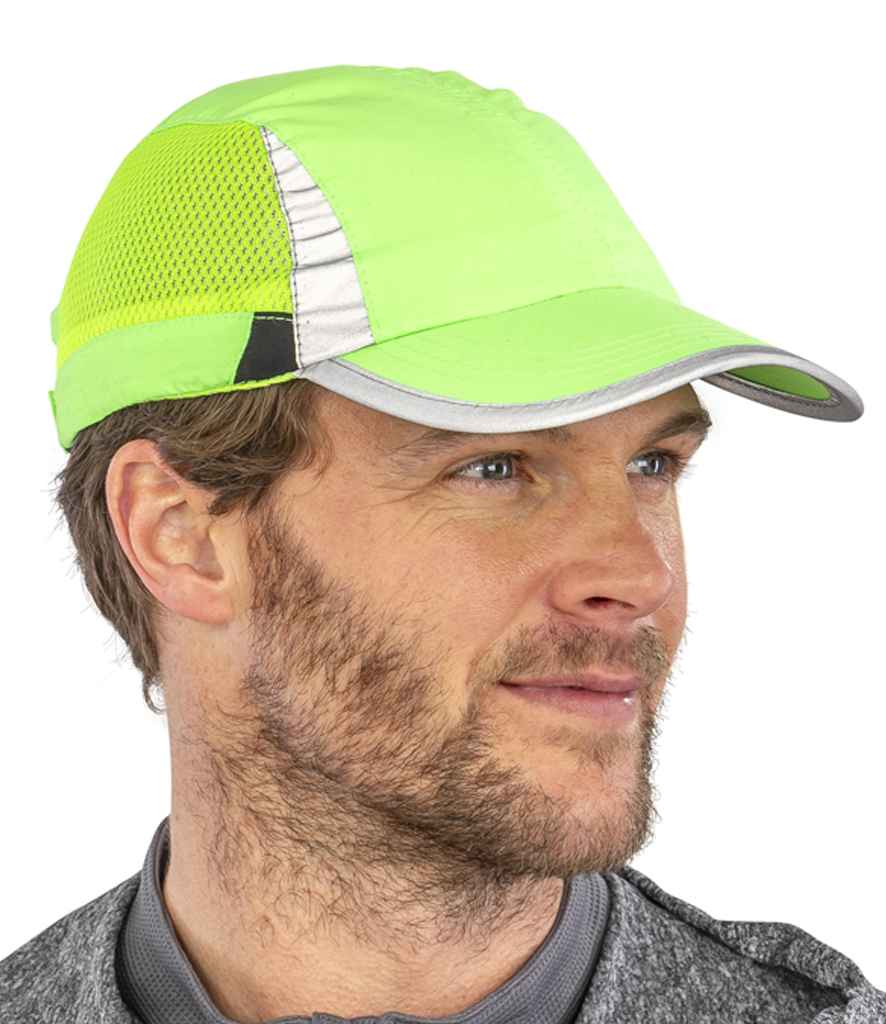 Spiro Sport Cap - Lime Green/Black (RC086)