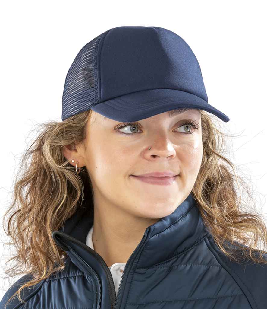 Result Core 1/2 Mesh Truckers Cap - Navy (RC089)