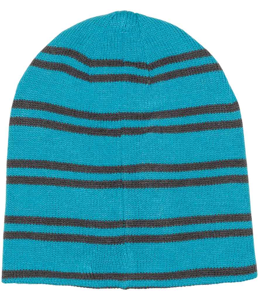 Result Team Reversible Beanie - Aqua/Grey (RC354)