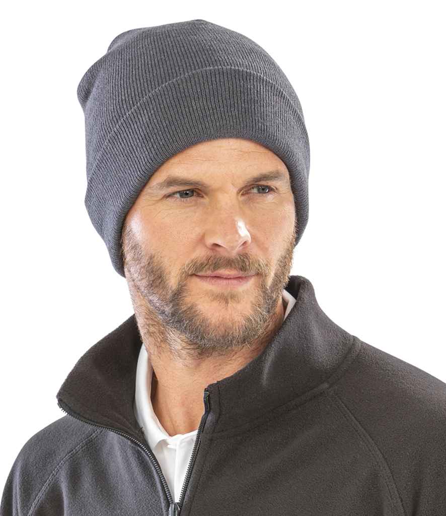 Result Genuine Recycled Woolly Ski Hat - Charcoal Grey (RC929)