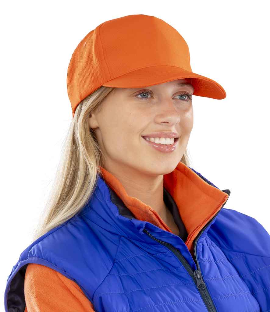 Result Genuine Recycled Printers Cap - Orange (RC984)