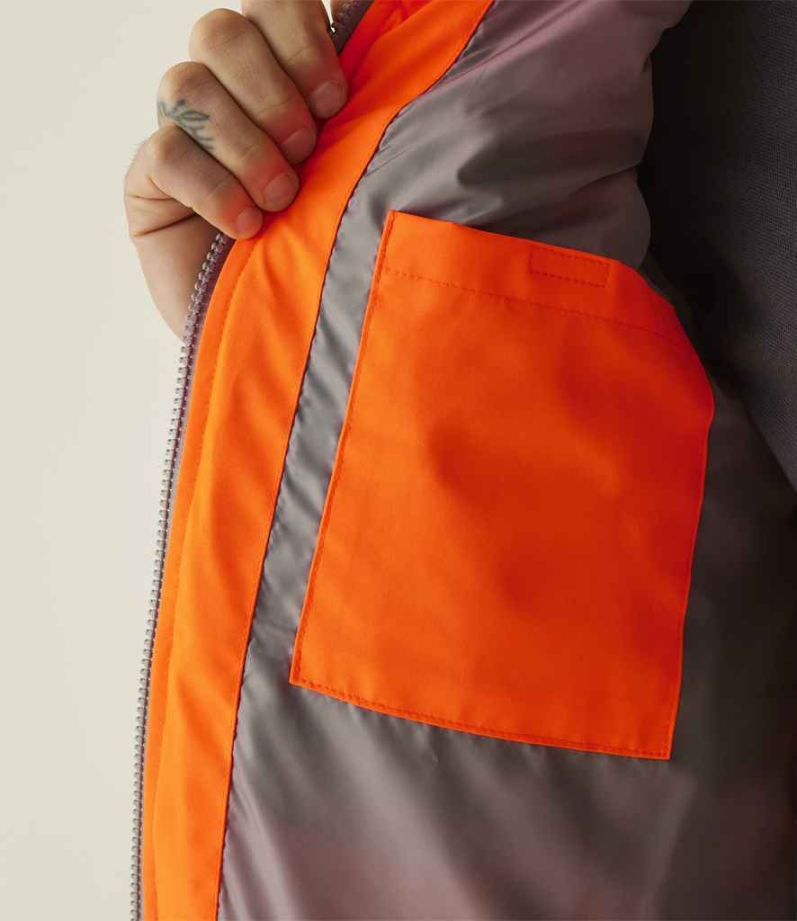 Regatta High Visibility Two Tone Thermal Baffle Bodywarmer (RG549)
