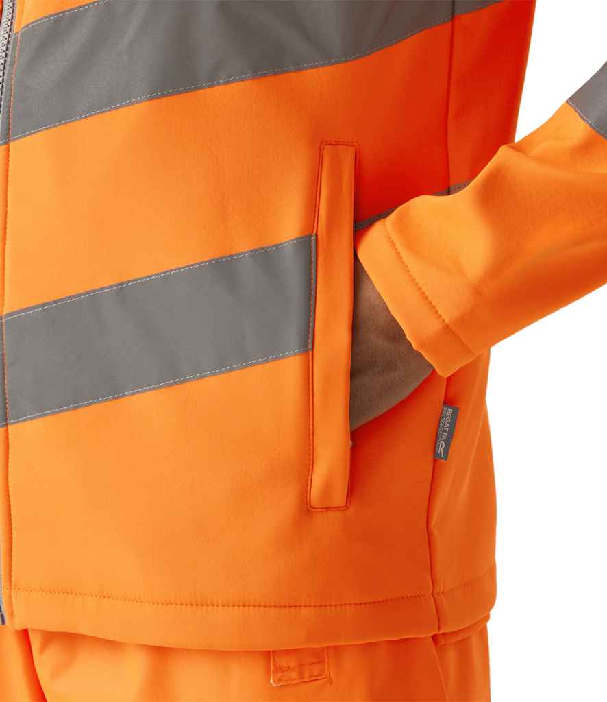 Regatta High Visibility Pro Contract Ablaze Soft Shell Jacket (RG557)