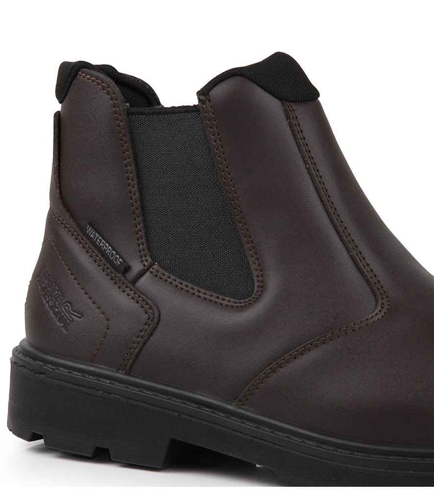 Regatta Safety Footwear Regatta Safety Footwear Waterproof S3 Dealer Boots - Peat (RG589)