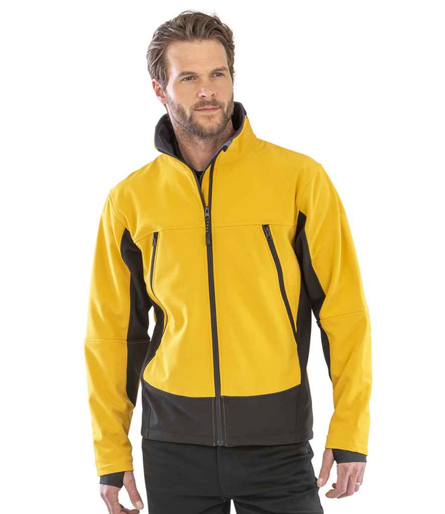 Result Soft Shell Activity Jacket - Sport Yellow (RS120)