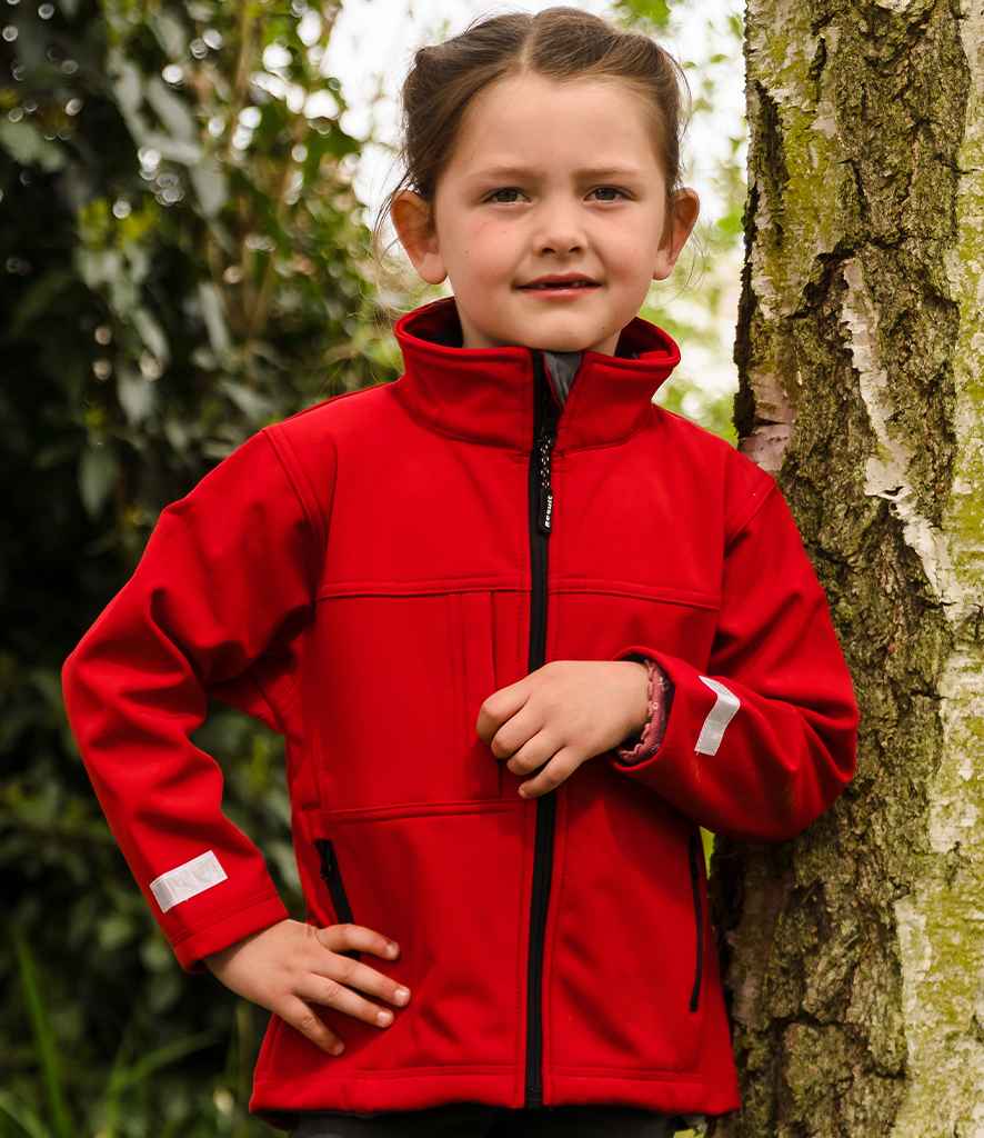 Result Kids Classic Soft Shell Jacket - Red (RS121B)