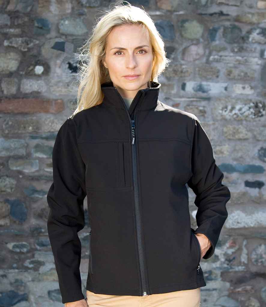 Result Ladies Classic Soft Shell Jacket - Black (RS121F)