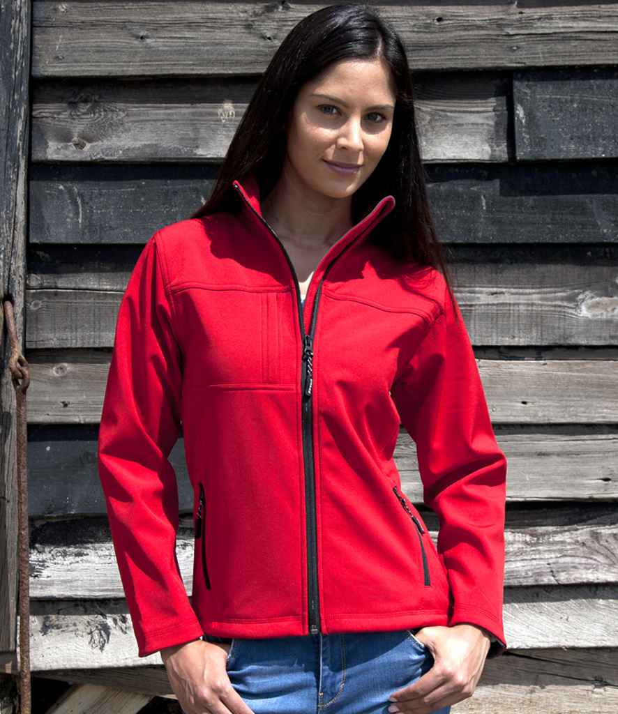 Result Ladies Classic Soft Shell Jacket - Red (RS121F)