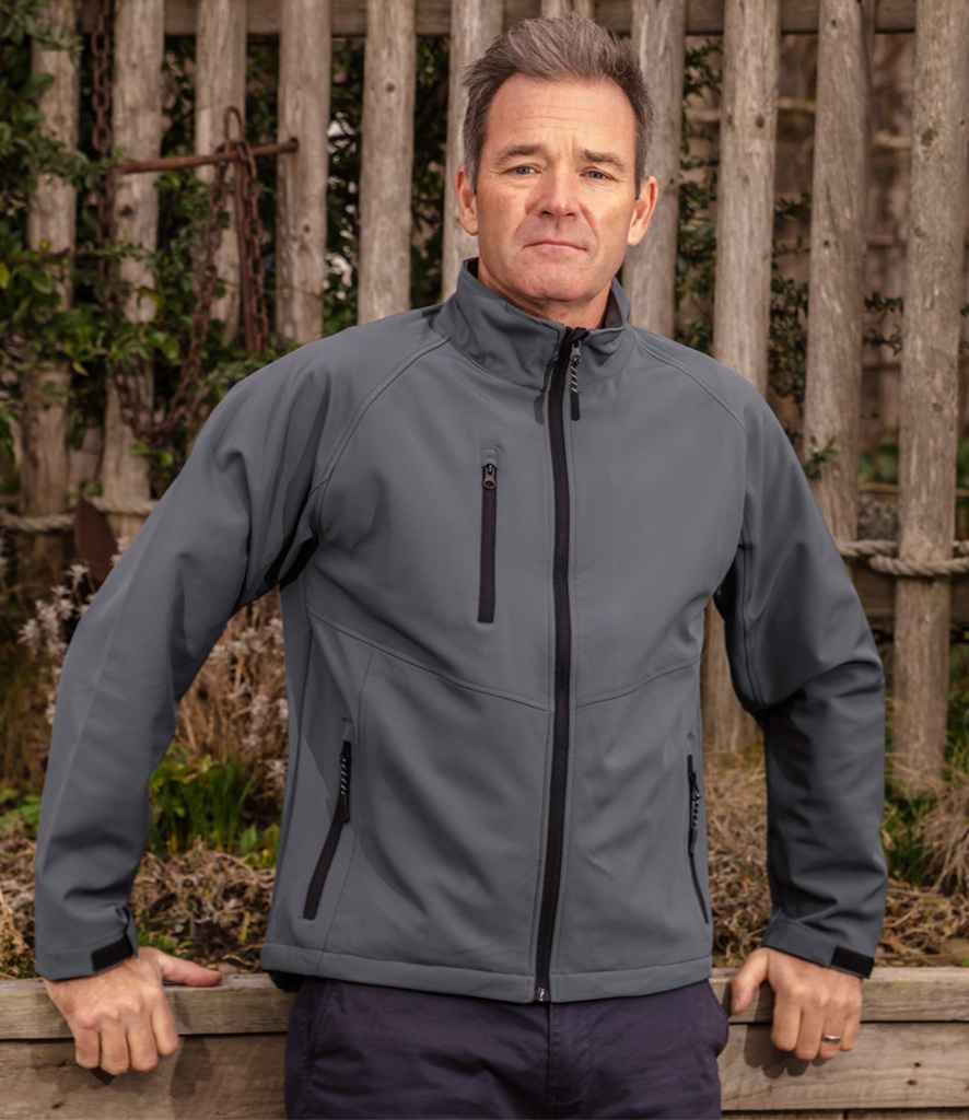 Result Base Layer Soft Shell Jacket - Silver Grey (RS128M)