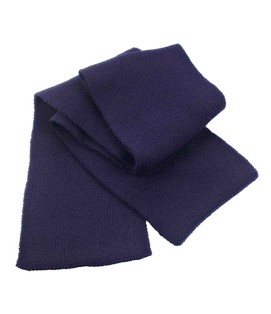 Result Classic Heavy Knit Scarf - Navy (RS145)
