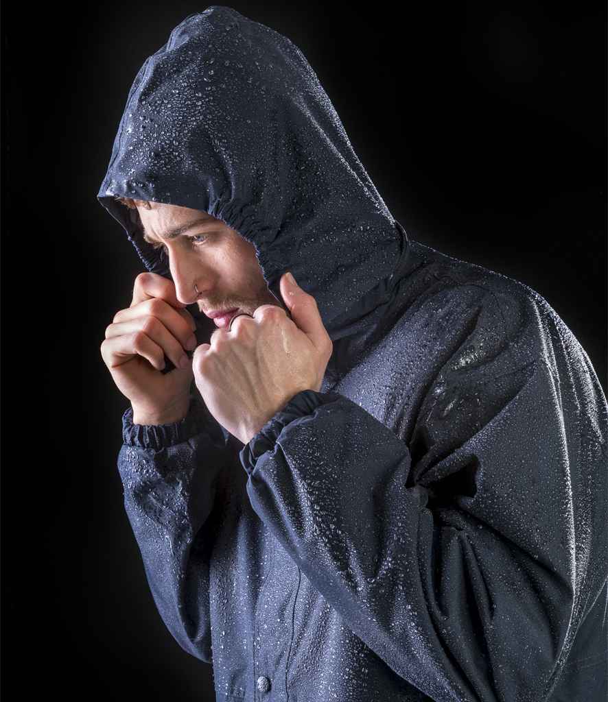 Result Fleece Lined StormDri 4000 Waterproof Jacket - Navy/Navy (RS160)