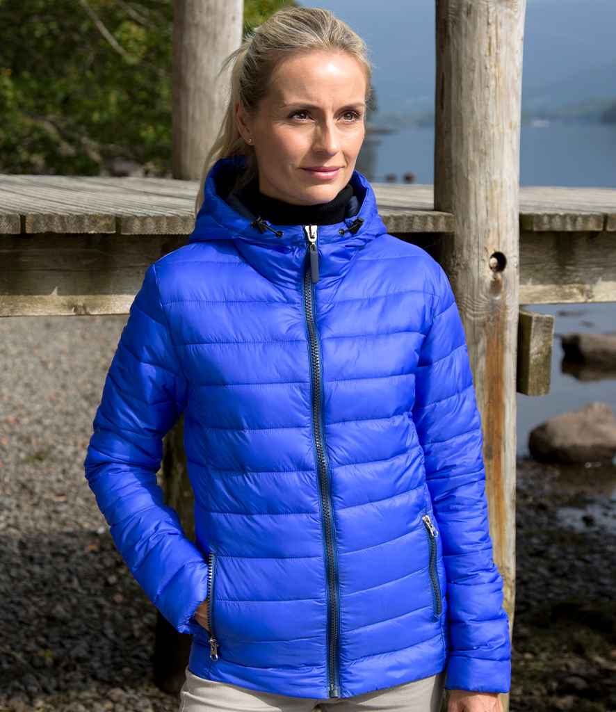 Result Urban Ladies Snow Bird Padded Jacket - Royal Blue/Navy (RS194F)