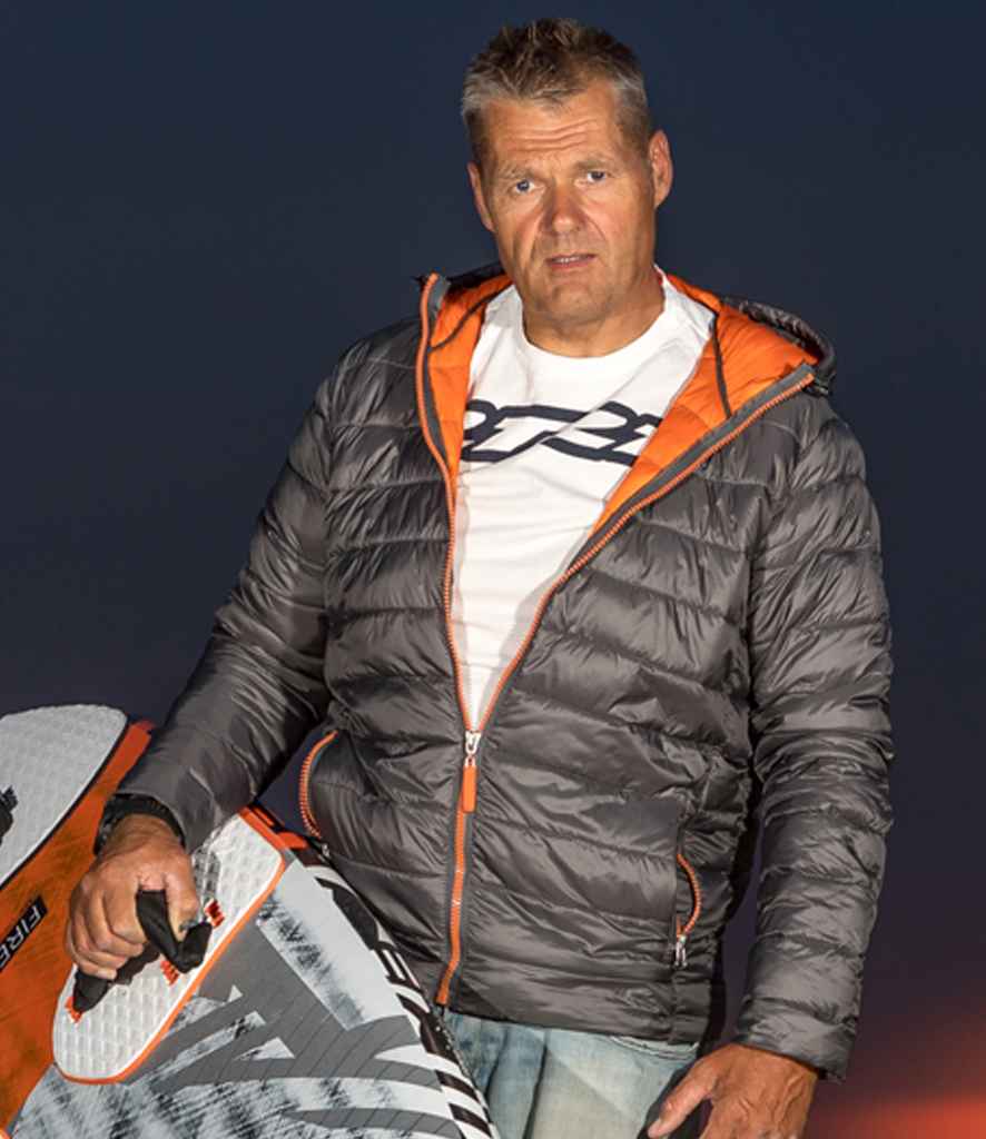 Result Urban Snow Bird Padded Jacket - Grey/Orange (RS194M)