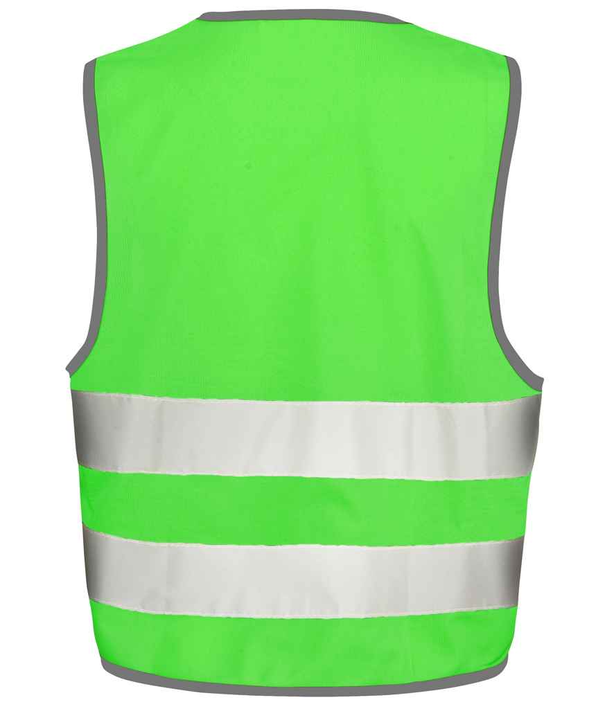 Result Core Kids Enhanced Vis Vest - Lime Green (RS200BE)