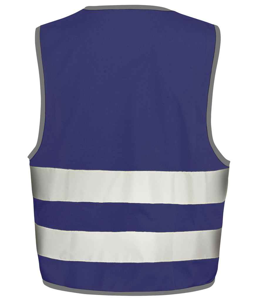 Result Core Kids Enhanced Vis Vest - Navy (RS200BE)
