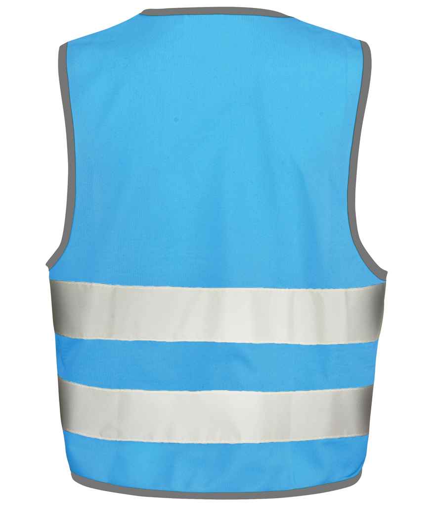Result Core Kids Enhanced Vis Vest - Sky Blue (RS200BE)