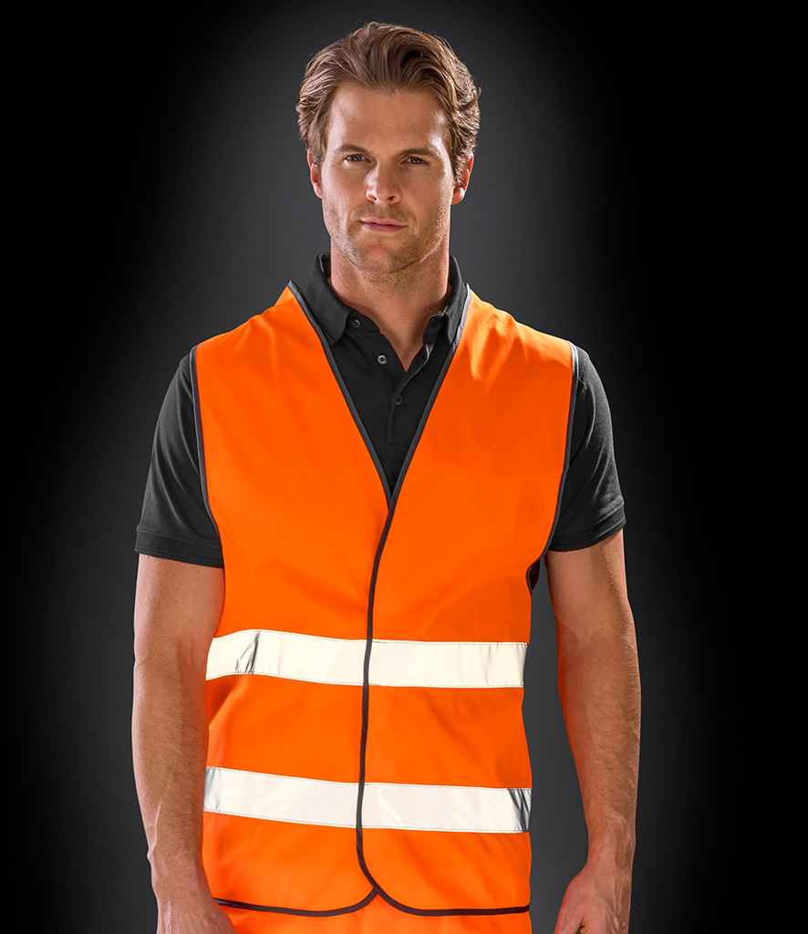 Result Core Motorist Hi-Vis Vest - Fluorescent Orange (RS200)