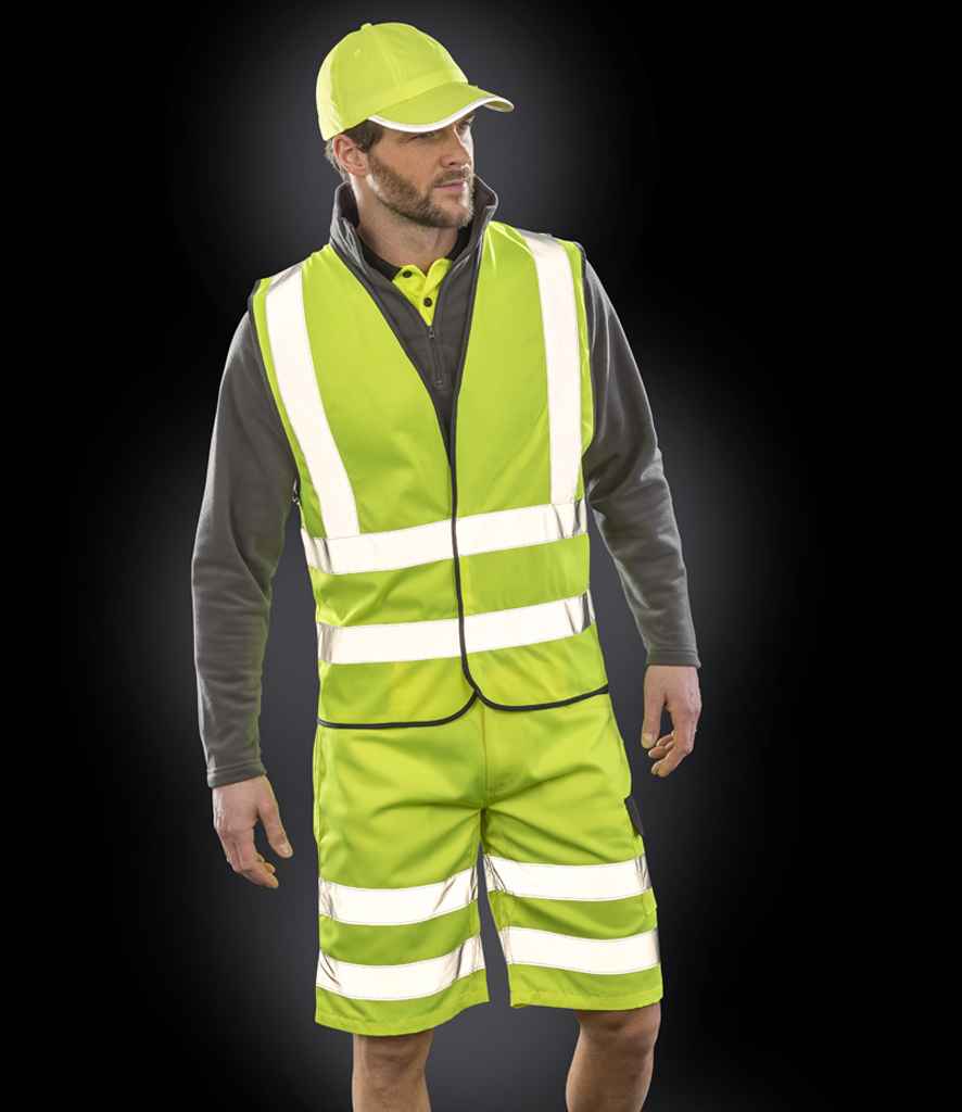 Result Core Hi-Vis Motorway Vest - Fluorescent Yellow (RS201M)