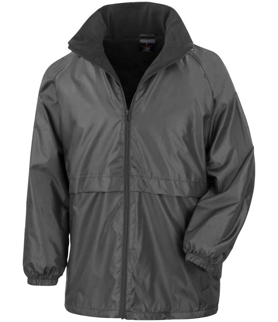 Result Core Micro Fleece Lined Jacket - Black (RS203M)