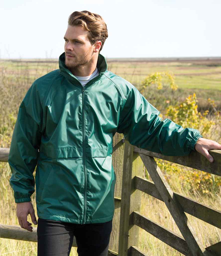 Result Core Micro Fleece Lined Jacket - Bottle Green (RS203M)