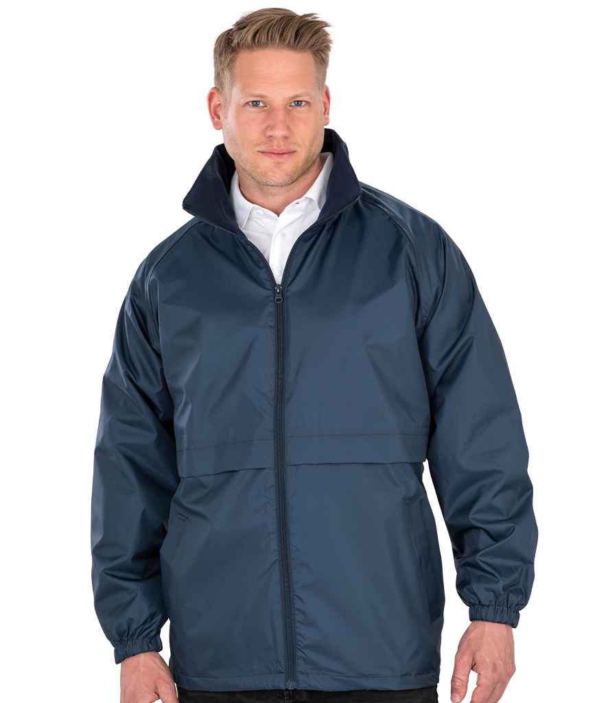 Result Core Micro Fleece Lined Jacket - Navy (RS203M)