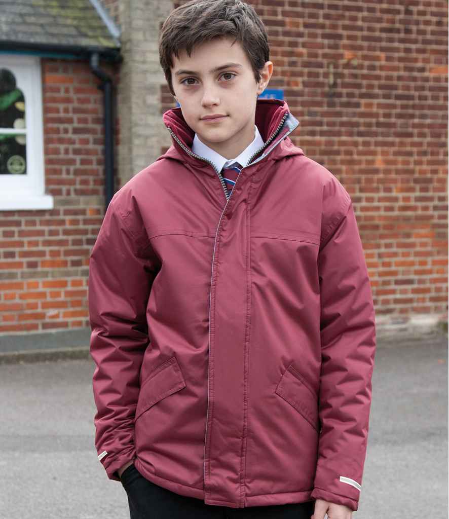 Result Core Kids Winter Parka Jacket - Burgundy (RS207B)
