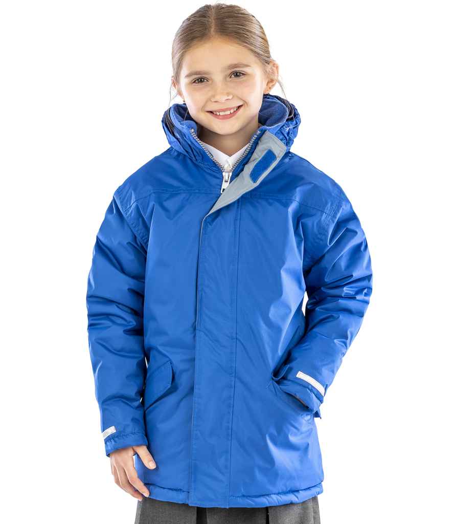 Result Core Kids Winter Parka Jacket - Royal Blue (RS207B)