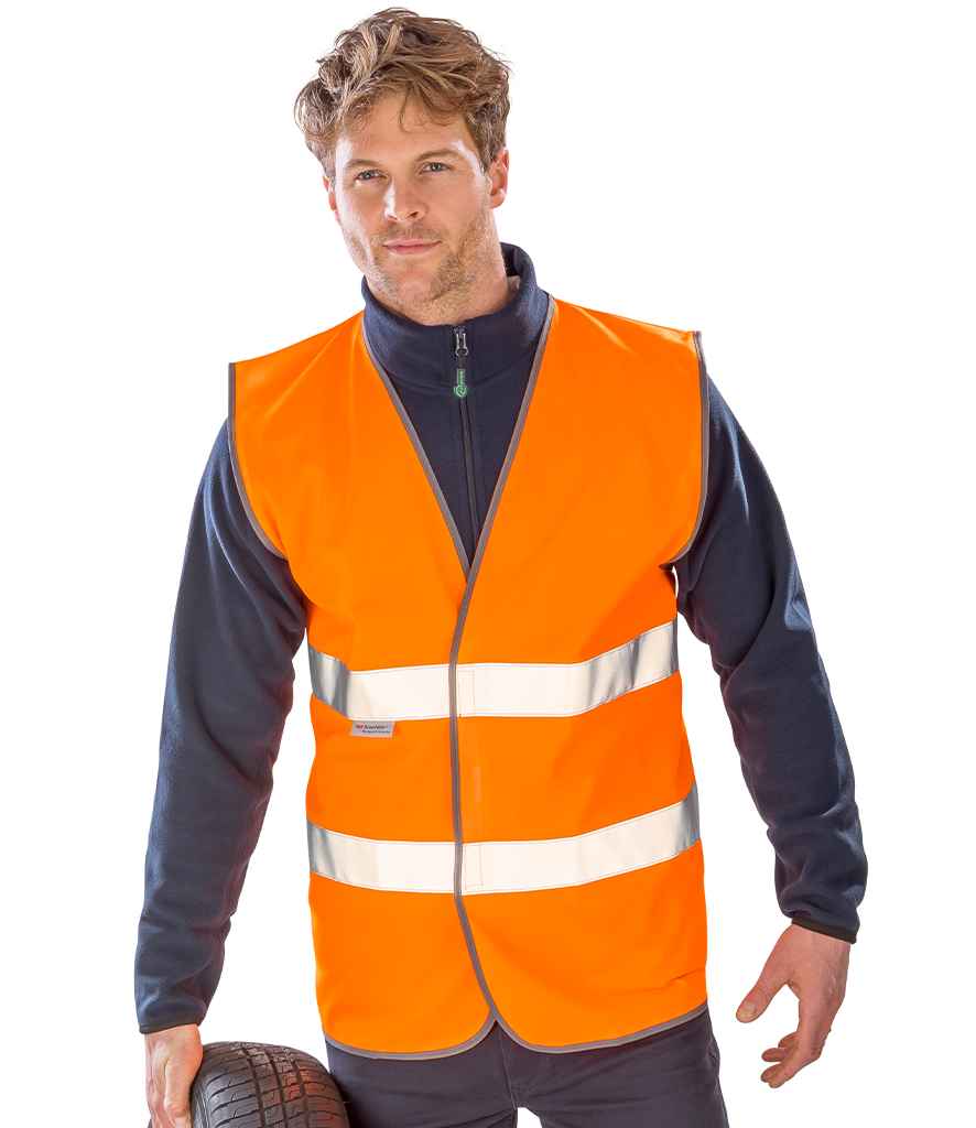 Result Safe-Guard Motorist Hi-Vis Safety Vest - Orange (RS211)