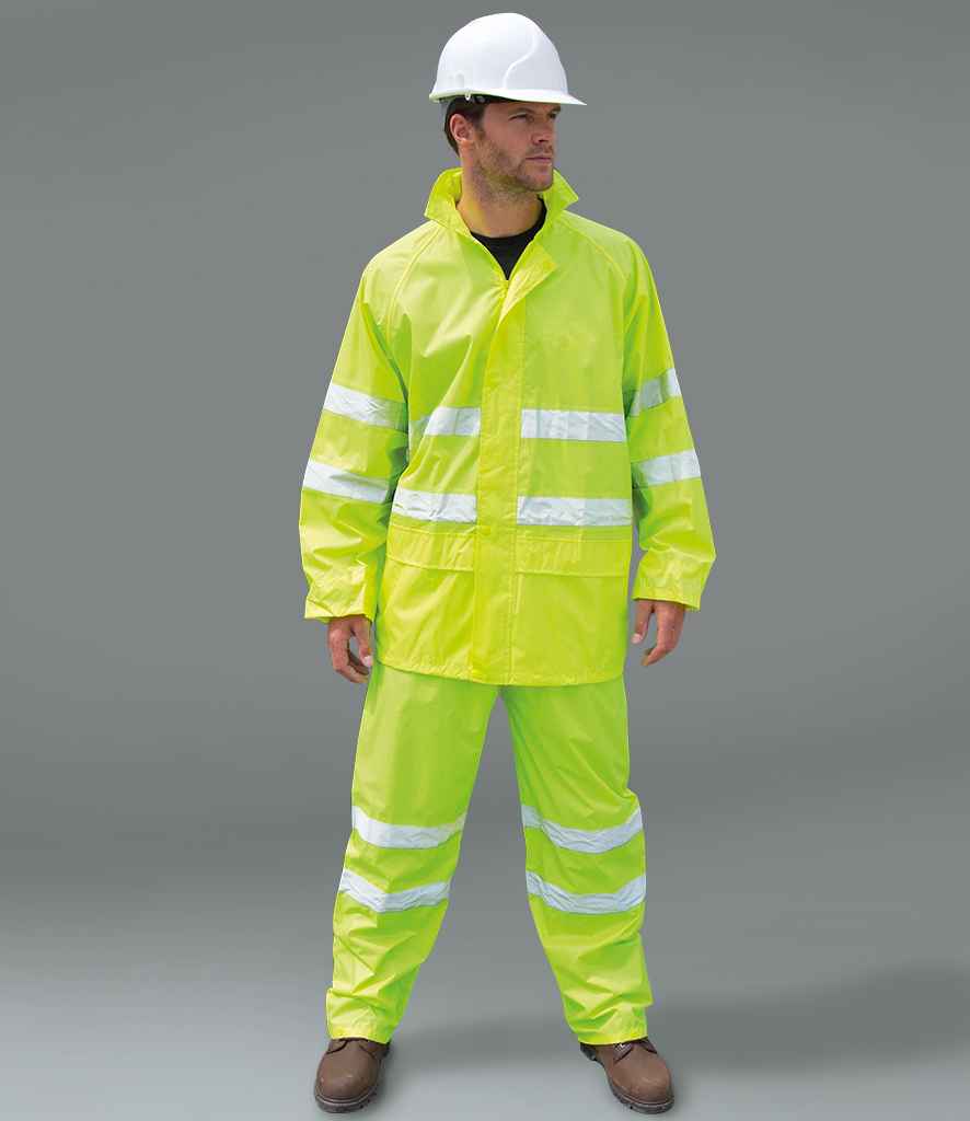 Result Safe-Guard Hi-Vis Waterproof Suit - Yellow (RS216)