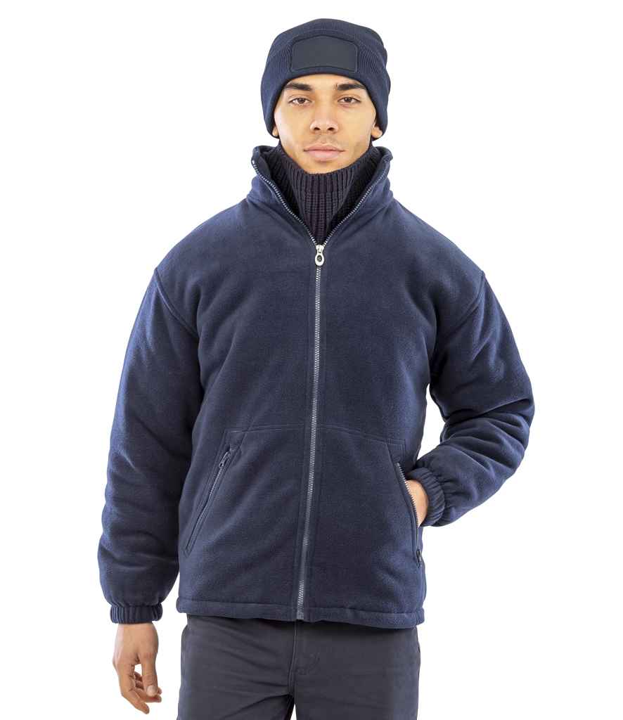 Result Core Polartherm™ Quilted Winter Fleece Jacket - Navy (RS219)