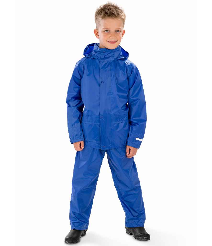 Result Core Kids Waterproof Rain Suit - Royal Blue (RS225B)
