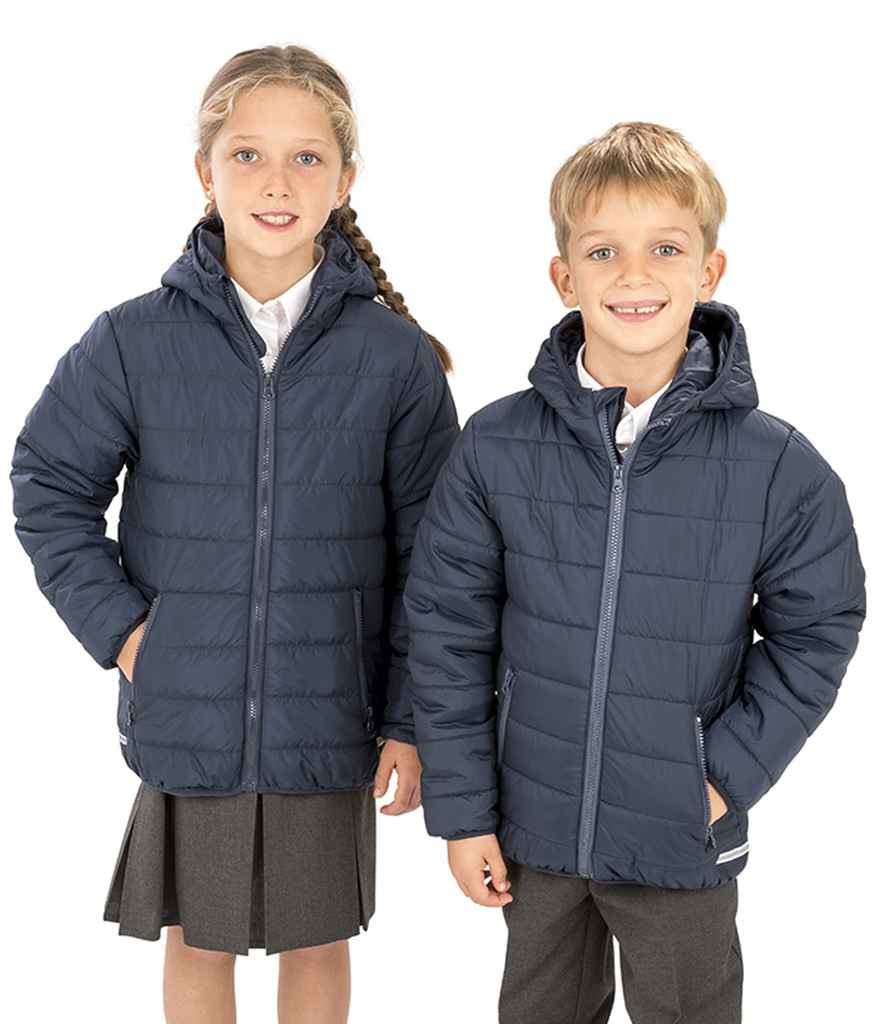 Result Core Kids Padded Jacket - Navy/Navy (RS233B)