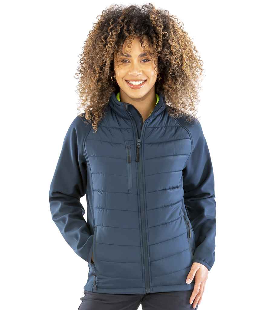 Result Genuine Recycled Compass Padded Jacket - Navy/Navy (RS237)