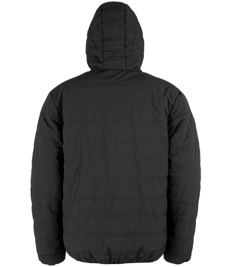 Result Genuine Recycled Compass Padded Winter Jacket - Black/Black (RS240)