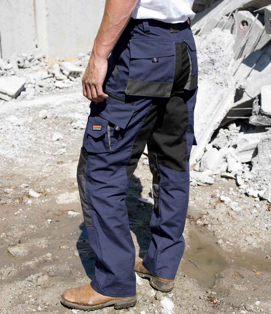 Result Work-Guard Technical Trousers - Navy/Black (RS310)