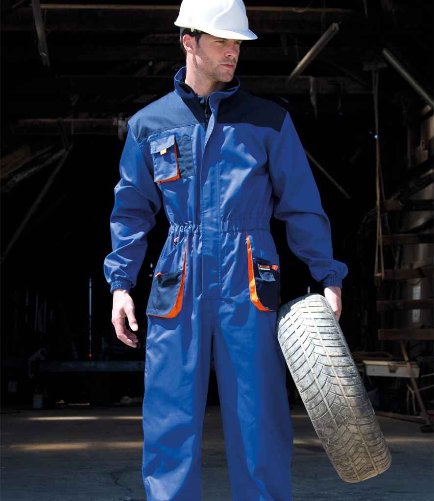Result Work-Guard Lite Coverall - Royal Blue/Navy (RS321)
