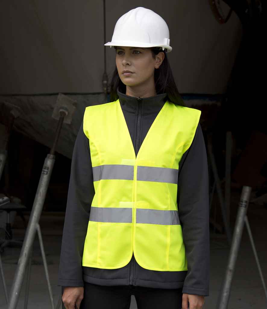 Result Core Ladies Hi-Vis Vest - Fluorescent Pink (RS334F)