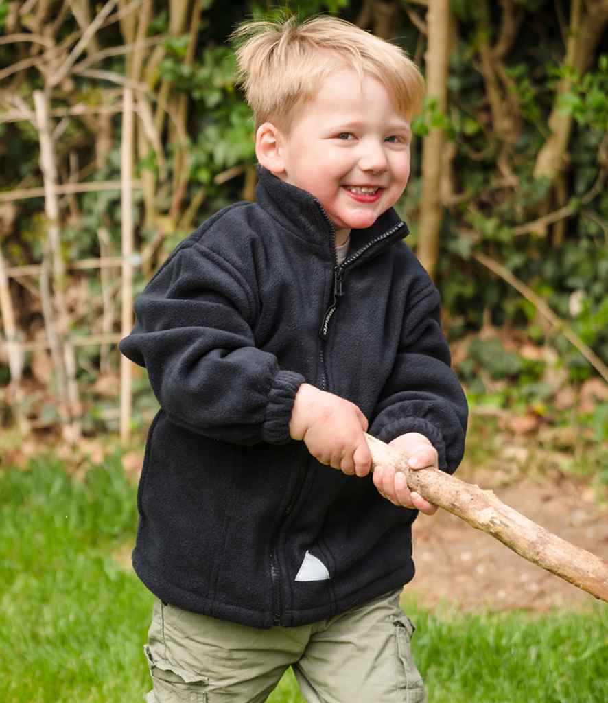 Result Kids/Youths Polartherm™ Fleece Jacket - Black (RS36B)