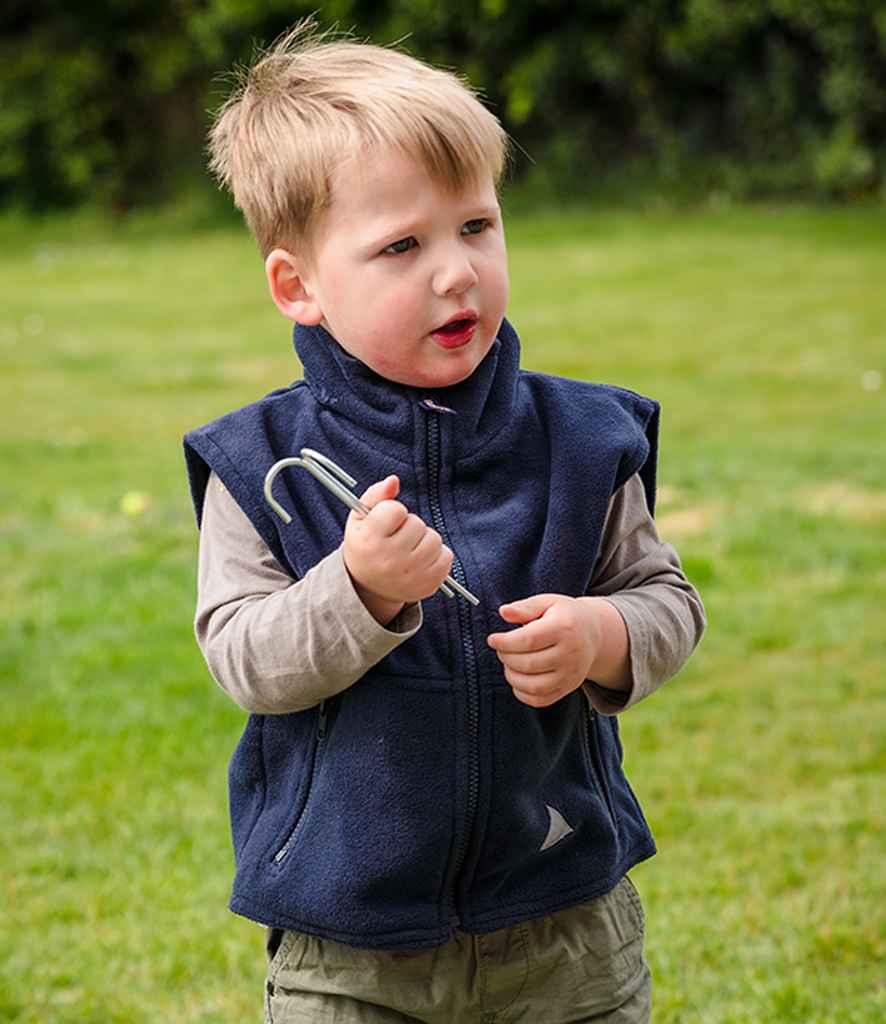 Result Kids/Youths Polartherm™ Fleece Bodywarmer - Navy (RS37B)