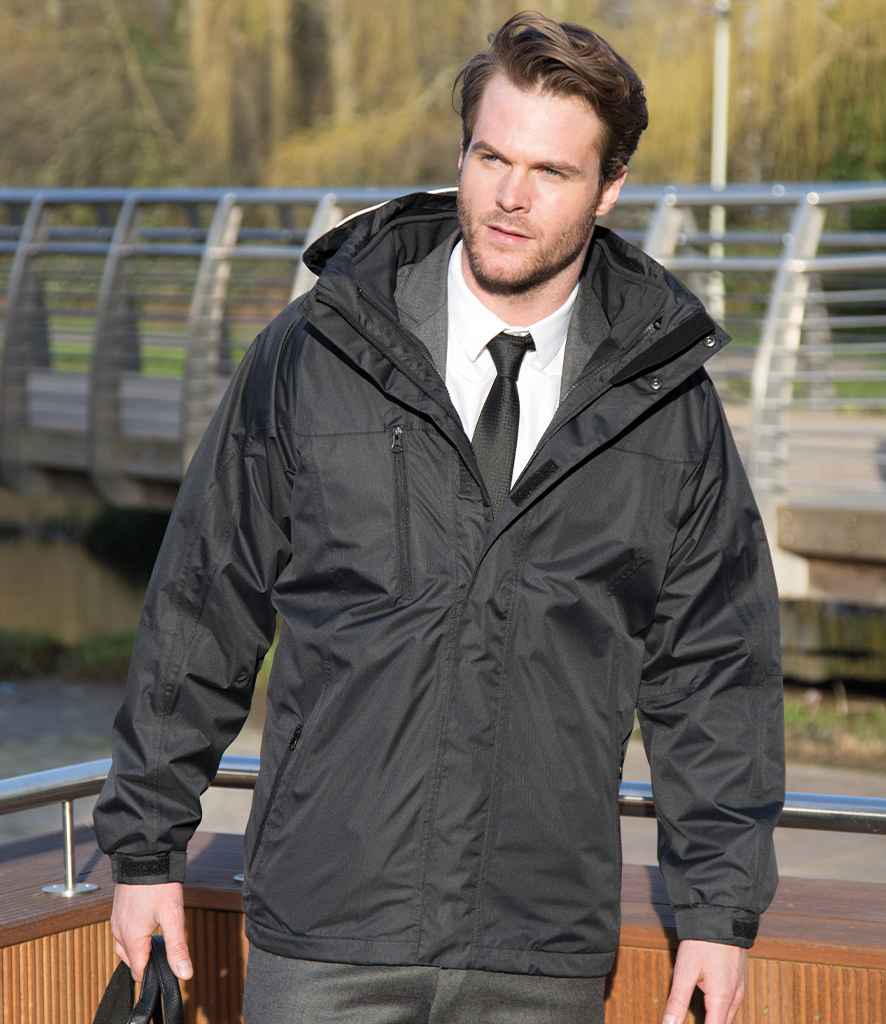 Result Journey 3-in-1 Jacket with Soft Shell Inner - Black/Black (RS400M)