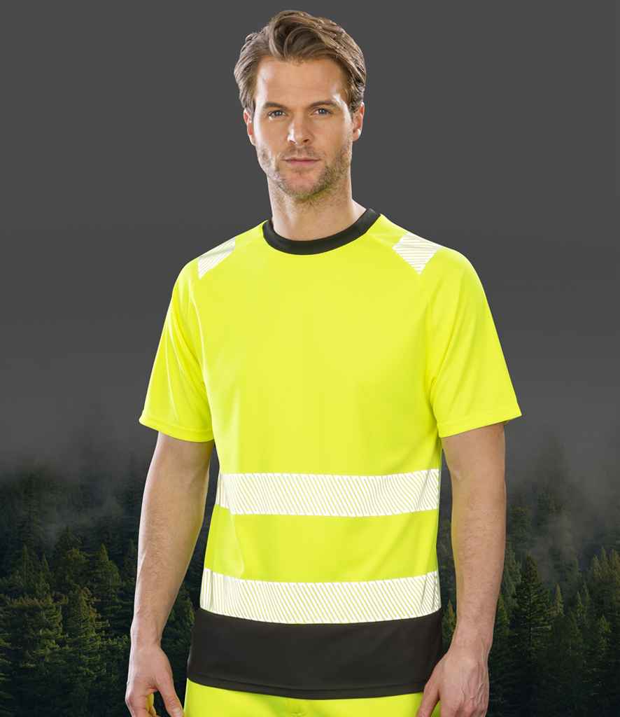 Result Genuine Recycled Safety T-Shirt - Fluorescent Yellow (RS502)
