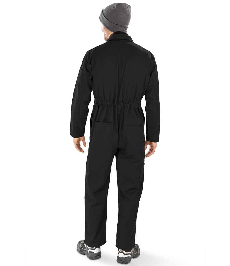 Result Genuine Recycled Action Overalls - Black (RS510)