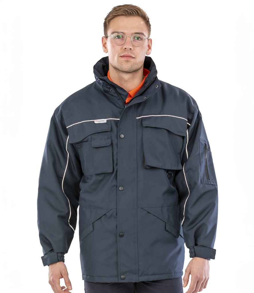 Result Work-Guard Heavy Duty Combo Coat - Navy/Navy (RS72)