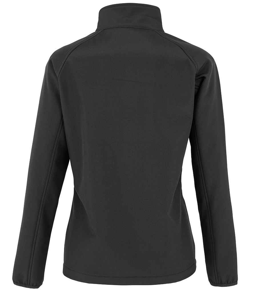 Result Genuine Recycled Ladies Printable Soft Shell Jacket - Black (RS901F)
